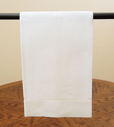 Linen Guest Towel Coconut Milk colored linen guest towel